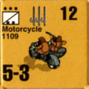 Panzer Grenadier Headquarters Library Unit: Italy Regio Esercito Motorcycle for Panzer Grenadier game series