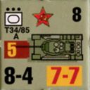 Panzer Grenadier Headquarters Library Unit: Soviet Union Army (RKKA) T-34/85 for Panzer Grenadier game series