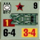 Panzer Grenadier Headquarters Library Unit: Soviet Union Army (RKKA) Bt-7 for Panzer Grenadier game series