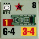 Panzer Grenadier Headquarters Library Unit: Soviet Union Army (RKKA) Bt-5 for Panzer Grenadier game series