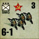 Panzer Grenadier Headquarters Library Unit: Soviet Union Army (RKKA) SMG for Panzer Grenadier game series
