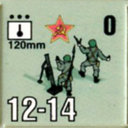 Panzer Grenadier Headquarters Library Unit: Soviet Union Army (RKKA) 120mm for Panzer Grenadier game series