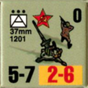 Panzer Grenadier Headquarters Library Unit: Soviet Union Army (RKKA) 37mm (AA) for Panzer Grenadier game series