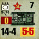 Panzer Grenadier Headquarters Library Unit: Soviet Union Army (RKKA) Su-76 for Panzer Grenadier game series