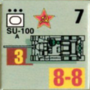 Panzer Grenadier Headquarters Library Unit: Soviet Union Army (RKKA) Su-100 for Panzer Grenadier game series