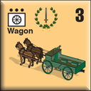 Panzer Grenadier Headquarters Library Unit: Netherlands East Indies Army Wagon for Panzer Grenadier game series