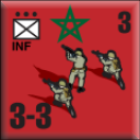 Panzer Grenadier Headquarters Library Unit: France Moroccan Ground Forces INF for Panzer Grenadier game series