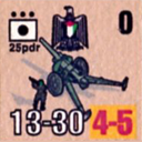 Panzer Grenadier Headquarters Library Unit: Palestine Liberation Organization Liberation Army 25pdr for Panzer Grenadier game series