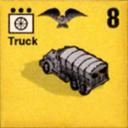 Panzer Grenadier Headquarters Library Unit: Ecuador Army Truck for Panzer Grenadier game series