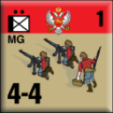 Panzer Grenadier Headquarters Library Unit: Montenegro Army MG for Panzer Grenadier game series