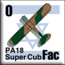 Panzer Grenadier Headquarters Library Unit: State of Israel Israeli Defense Forces PA18 Super Cub for Panzer Grenadier game series