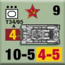 Panzer Grenadier Headquarters Library Unit: Soviet Union Army (RKKA) T-34/95 for Panzer Grenadier game series