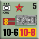 Panzer Grenadier Headquarters Library Unit: Soviet Union Army (RKKA) KV-5 for Panzer Grenadier game series