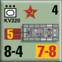 Panzer Grenadier Headquarters Library Unit: Soviet Union Army (RKKA) KV-220 for Panzer Grenadier game series