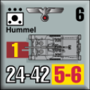 Panzer Grenadier Headquarters Library Unit: Germany Heer Hummel for Panzer Grenadier game series