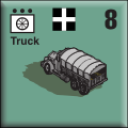 Panzer Grenadier Headquarters Library Unit: Hungary Army Truck for Panzer Grenadier game series