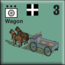 Panzer Grenadier Headquarters Library Unit: Hungary Army Wagon for Panzer Grenadier game series