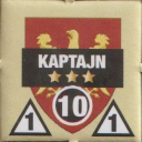 Panzer Grenadier Headquarters Library Unit: Denmark Danish Royal Army KAPTAJN for Panzer Grenadier game series
